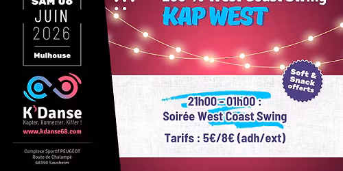 Soir\u00e9e 100% West Coast Swing - KAP WEST