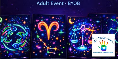 Adult Glow Zodiac Paint Noght