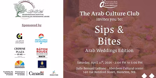 Sips & Bites - Arab Weddings edition \/ \u00c9dition Mariages arabes