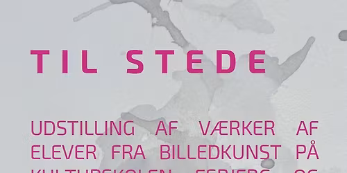 Fernisering og udstilling: Til stede