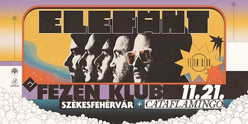 ELEF\u00c1NT \/\/ Sz\u00e9kesfeh\u00e9rv\u00e1r, FEZEN Klub \/\/ vend\u00e9g: Cataflamingo