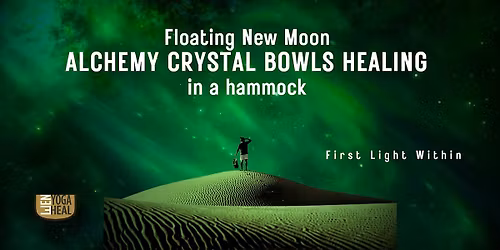 Floating New Moon CRYSTAL BOWLS HEALING in a hammock \u2013 First Light Within