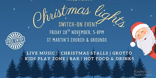 Knebworth Christmas lights switch-on event