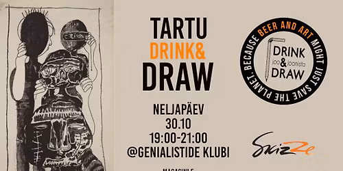 Drink&Draw TARTU 30.10 @GENIALISTIDE KLUBI