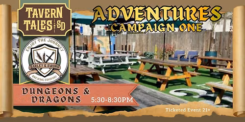 Adventures @ Barley & Sword - North Park (D&D)