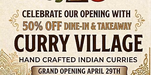 \ud83d\udd25 50% OFF ALL FOOD ORDERS \ud83d\udd25\n\nValid for both Dine-In and Takeaway!\n\n