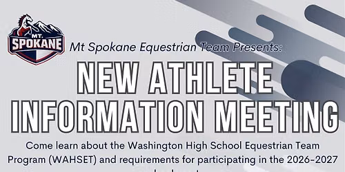New Athlete Information Meeting