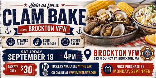 Clam bake @ the VFW