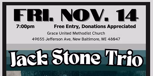 Jack Stone Trio Concert