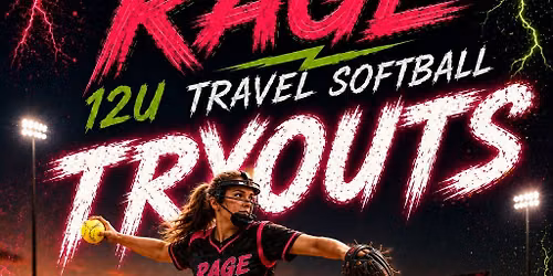 SJ RAGE 12U TRAVEL SOFTBALL  TRY OUT!