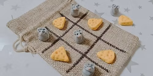Create and Chill: Mini Ceramic Tic-Tac-Toe Travel Set