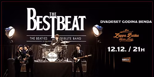 The Bestbeat - The Beatles Tribute - 20 godina - Live \/\/ Zappa Barka