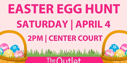Easter Egg Hunt at The Outlet Shoppes
