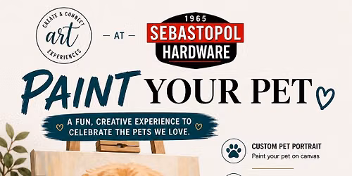 Paint Your Pet: Custom Pet Portrait Workshop \ud83d\udc3e