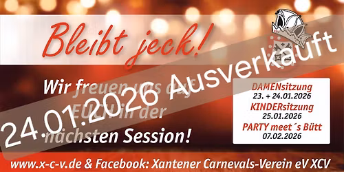 XCV Damensitzung die Zweite 