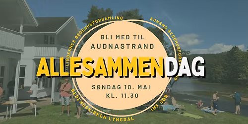 AlleSammenDag 2026 - Audnastrand Leirsted
