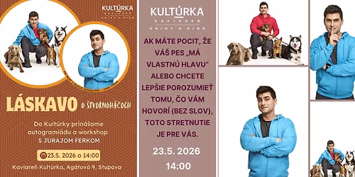 L\u00e1skavo o \u0161tvornoh\u00e1\u010doch | workshop a autogrami\u00e1da s Jurajom Ferkom