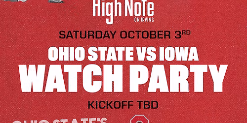 Ohio State vs Iowa Watch Party