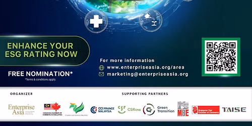 {Support Event} Proud to support Asia's most prestigious ESG awards\u2014AREA 2026!