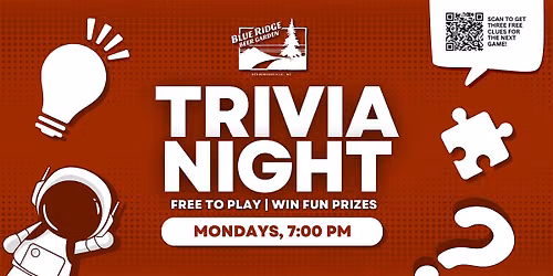 Hendersonville Trivia Night | Blue Ridge Beer Garden