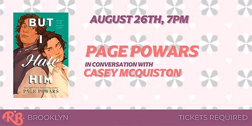 Page Powars Brooklyn Event for But I Hate Him