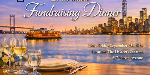 Join Us for the 27th Annual Fundraising Dinner