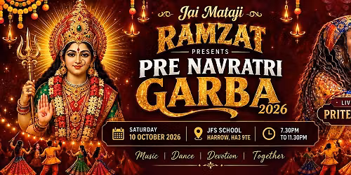 RAMZAT Pre-Navratri Garba 2026 | Live with Pritee Varsani