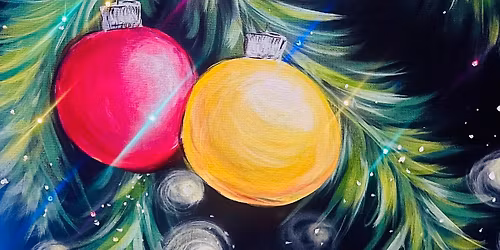 Paint Nite: \u201cLIGHT UP\u201d the Christmas Tree