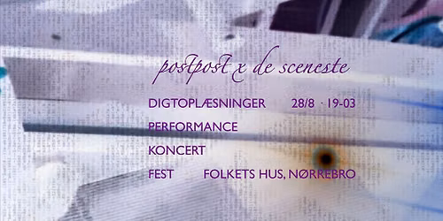 postpost x de sceneste sensommerfernisering og fest