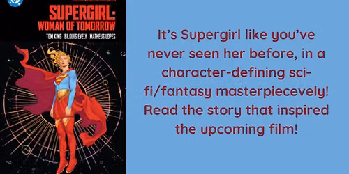 June Graphic Novel Book Club - Supergirl Woman of Tomorrow