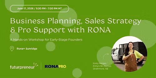 Business Planning, Sales Strategy & Pro Support with RONA