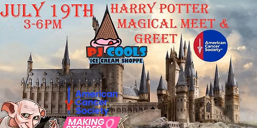 HARRY POTTER CHARACTERS MEET & GREET to benefit the AMERICAN CANCER SOCIETY