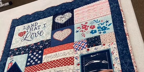 Star Spangled Banner Ladder Quilt