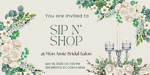 Mon Amie Sip N ' Shop Event