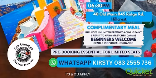 Passion Paint and Dine - La Dolce Vita