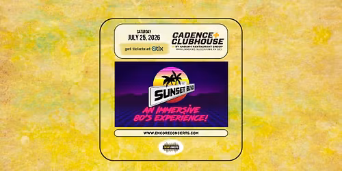 Sunset BLVD - An Immersive 80s Experience