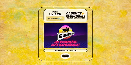 Sunset BLVD - An Immersive 80s Experience