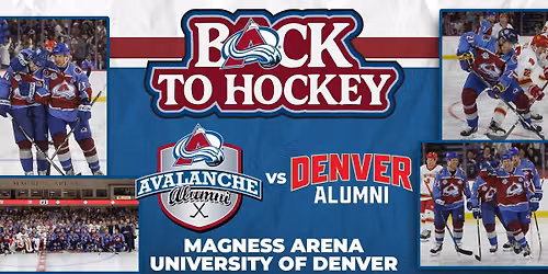 Avs Alumni vs DU Alumni Hockey Game