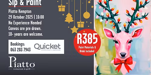 Piatto Kempton Sip & Paint 