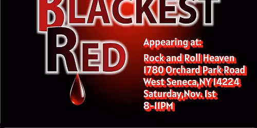 Blackest Red Rocks Rock and Roll Heaven