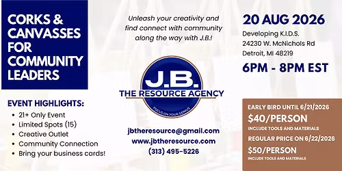 Corks & Canvasses with Community Leaders