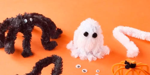 Lil\u2019 Witching Hours: Chenille Stem Ghost or Spider