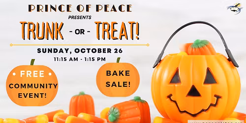 PoP's TRUNK-or-TREAT & Bake Sale!