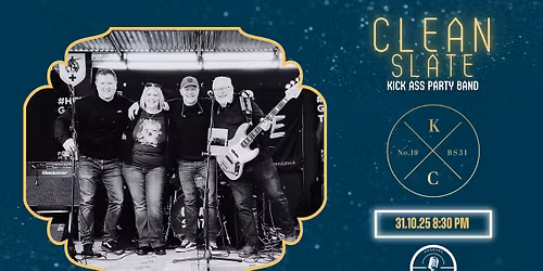 Clean Slate \/\/ Friday Night Music \/\/ Free Entry \/\/ The Keynsham Courtyard