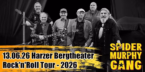 Spider Murphy Gang - Rock'n'Roll Tour 2026