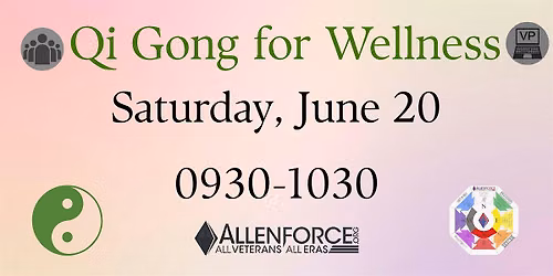 Qi Gong Class, for beginners and intermediate
