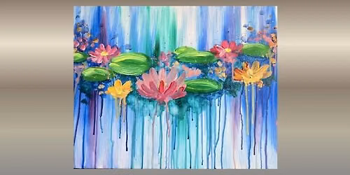 \ud83c\udfa8\ud83c\udf38 Paint and Sip: Drip and Bloom \ud83c\udf08\u2728