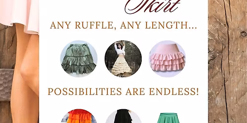 Learn to Sew A Ruffled Skirt