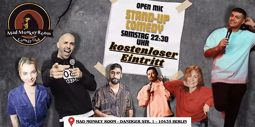 Weekend Monkeys Comedy | LATE SHOW 22:30 UHR | Stand Up im Mad Monkey Room