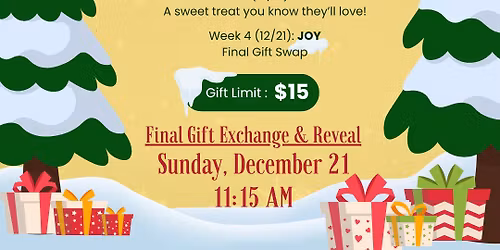 Secret Santa Gift Exchange Week 4: The Big Reveal
